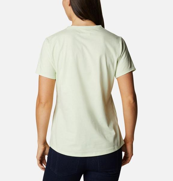 Columbia Sun Trek T-Shirt Light Yellow For Women's NZ52934 New Zealand